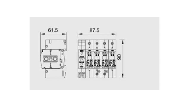 德國OBO電源防雷器故障聲光報警裝置【光束防雷】