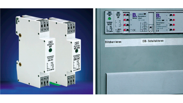 德國OBO安裝于導(dǎo)軌上的電源精細防雷器【光束防雷】