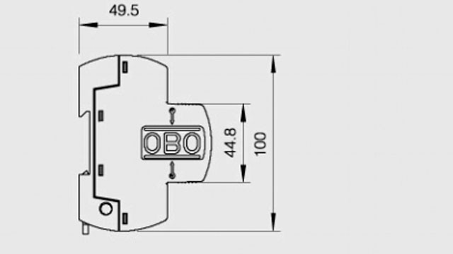 德國OBO MC 125-B NPE電源防雷器【光束防雷】